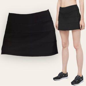 LULULEMON - Pace Rival Skirt in Tall with 4-way Stretch 15”, in BLACK